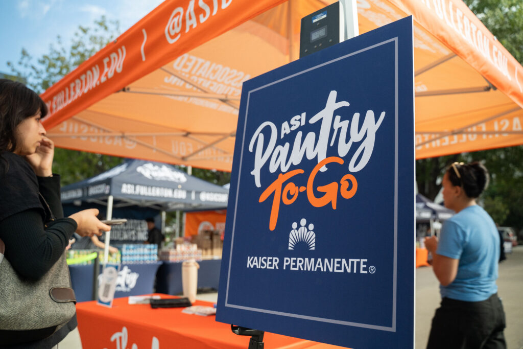 a sign that says "ASI Pantry To-Go", Kaiser Permanente