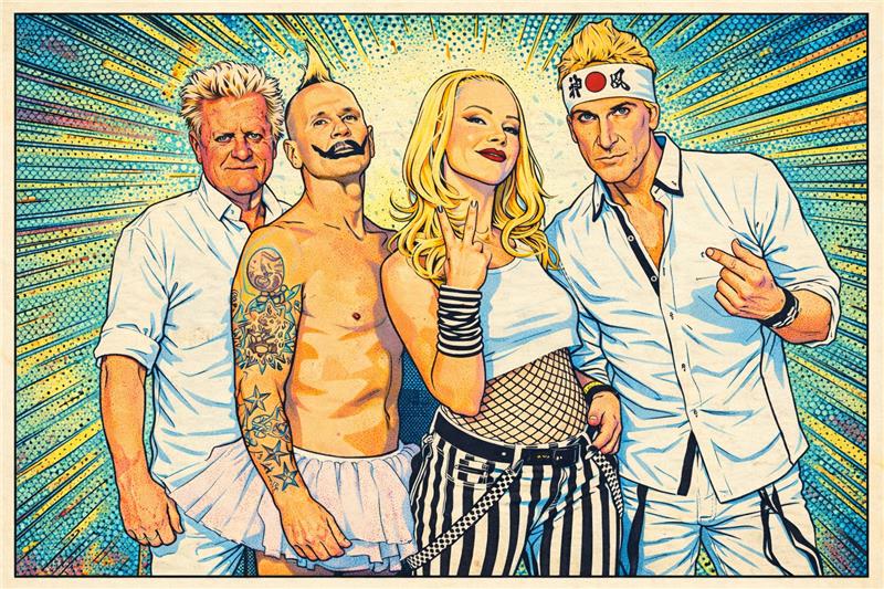 No Duh 2026 1 Illustration of No Duh, tribute band for No Doubt
