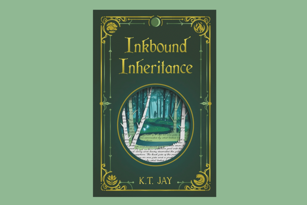 a book cover of a book called "Inkbound Inheritance"