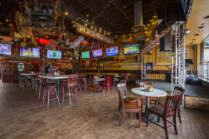 an interior view of the inside of a deli bar