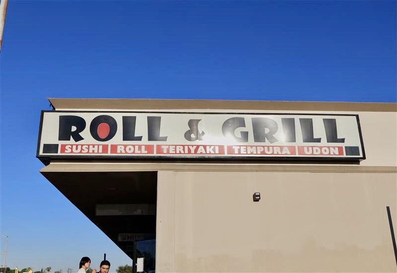 Exterior photo of Roll & Grill restaurant location in Fullerton