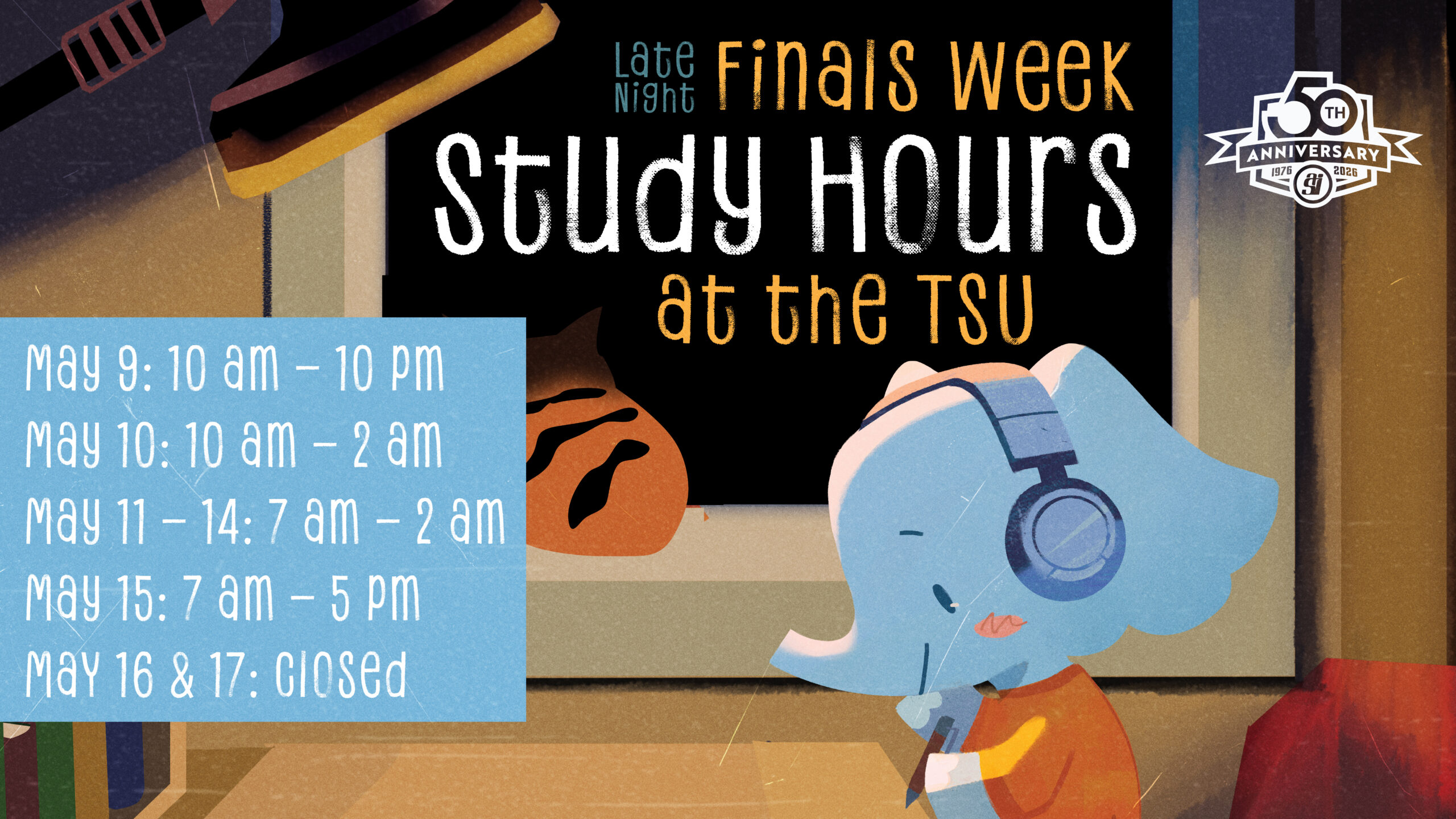 Finals Week Study Hours at the TSU